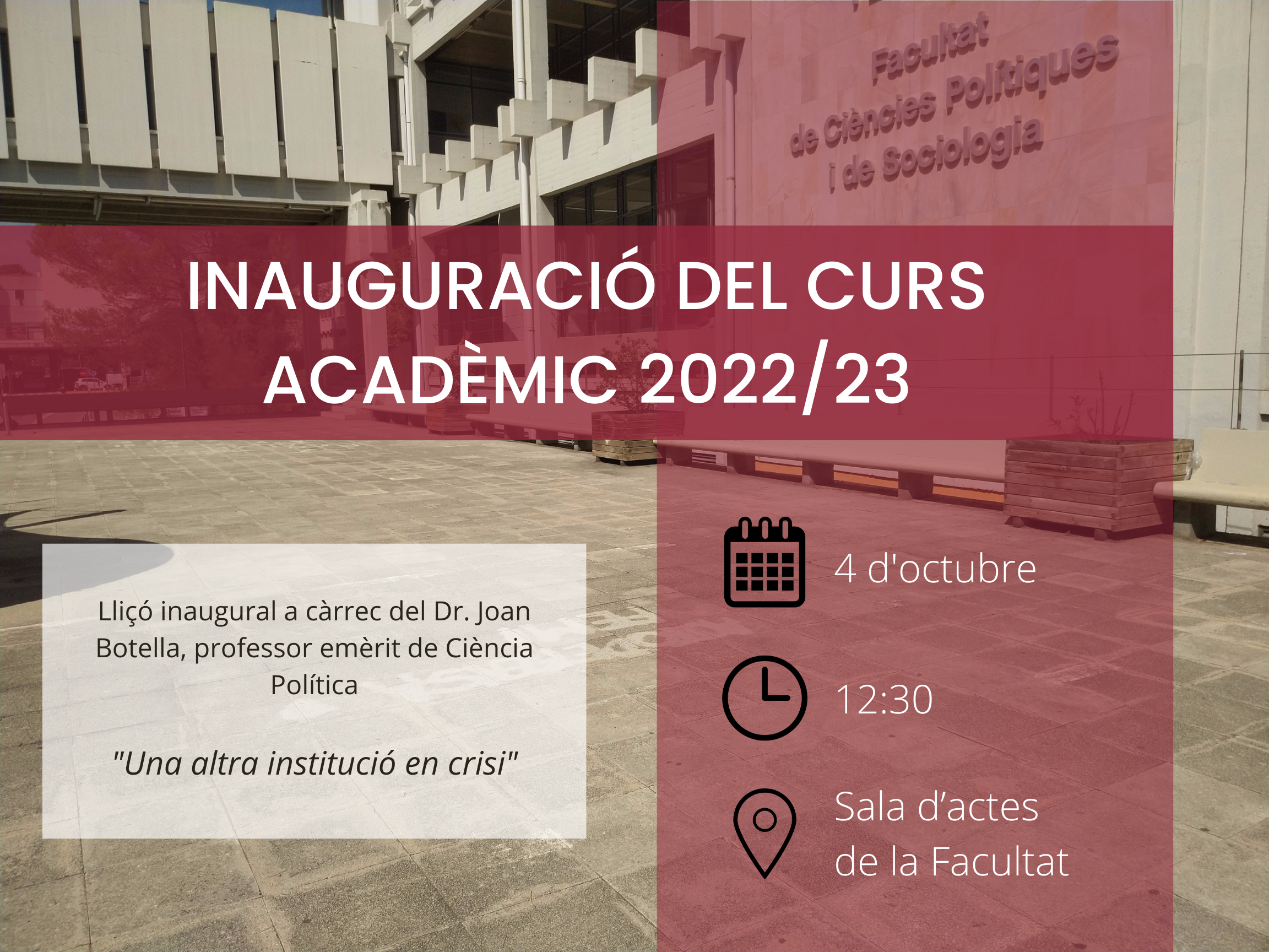 Inauguració curs 22/23